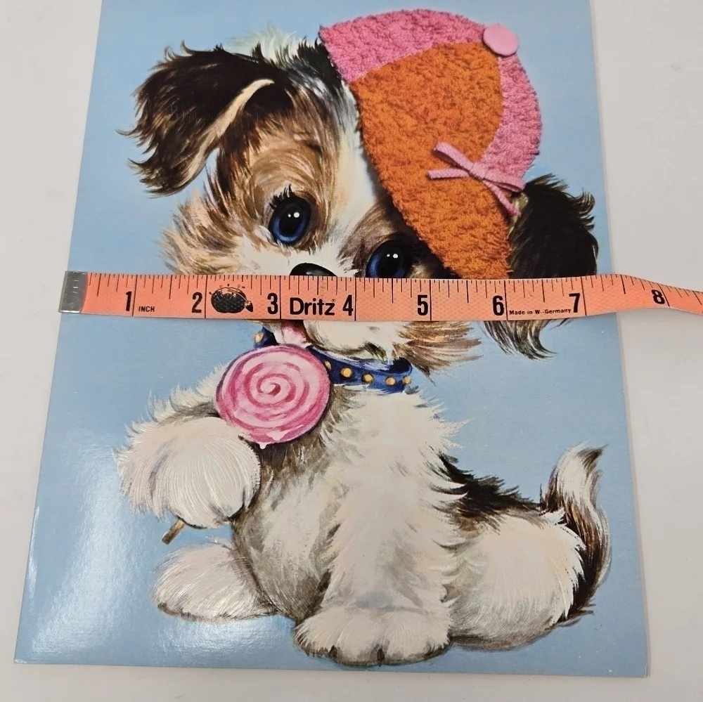 VINTAGE 1970S GREETING CARDS OVERSIZE BABY PUPPY 1990S ANNE GEDDES POSTCARDS LOT